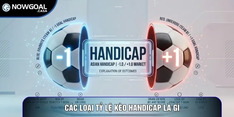 Các loại tỷ lệ kèo handicap là gì