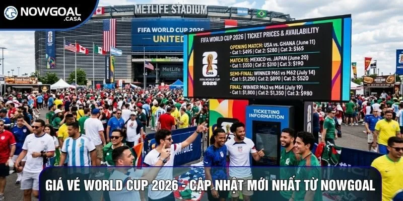 giá vé World Cup 2026